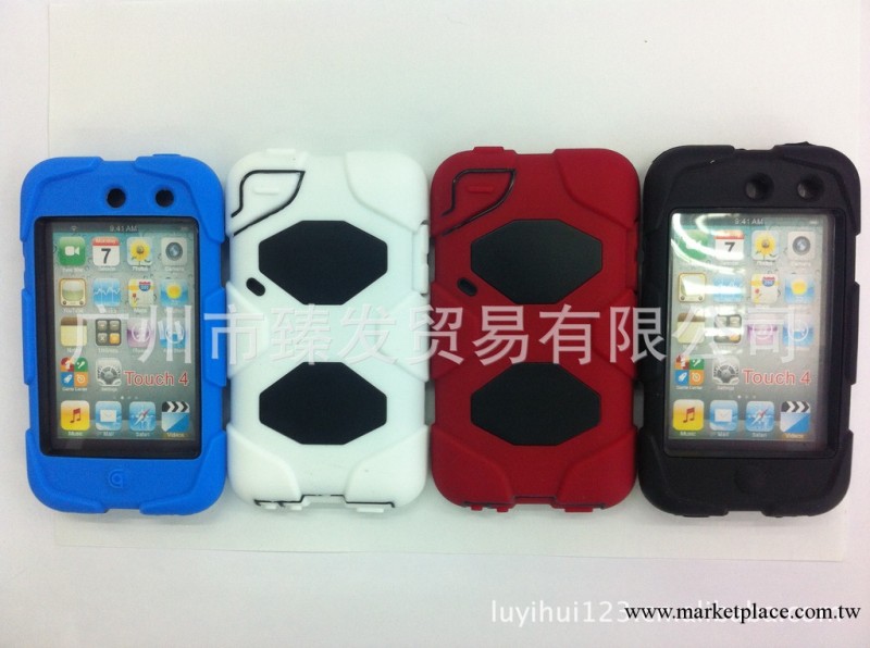 新款ipod touch4 格裡芬 生還者 幸存者 加厚防震支架套可帶夾子工廠,批發,進口,代購