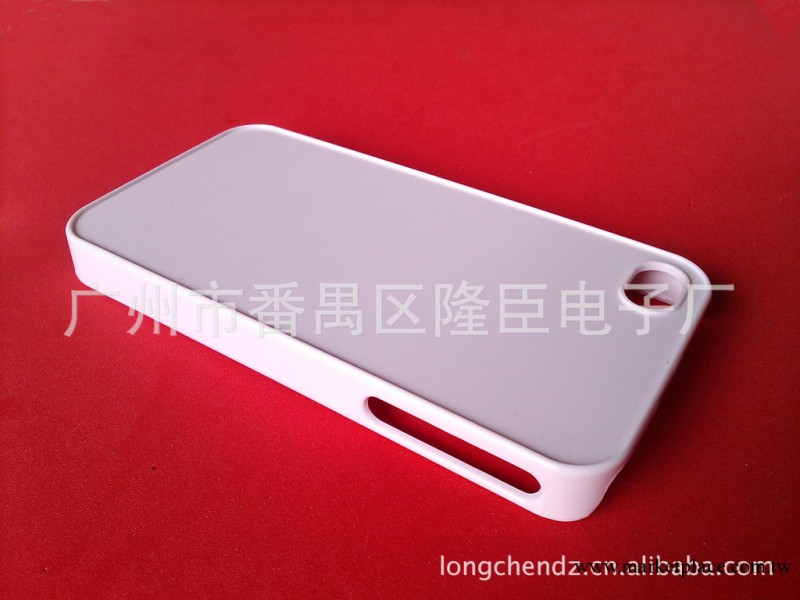 蘋果iphone4S素材殼 PC凹槽貼皮素材 熱轉印手機殼 手機保護套工廠,批發,進口,代購