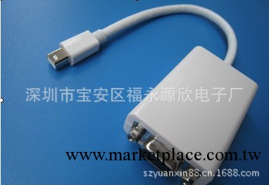 蘋果Mini DisplayPort to VGA迷你dp 轉VGA線Mac接投影機批發・進口・工廠・代買・代購