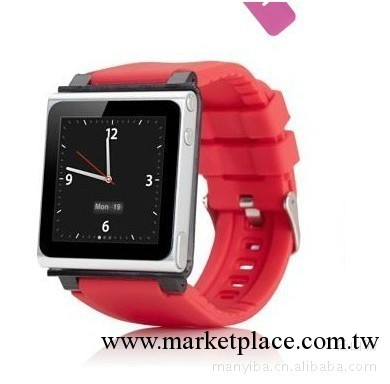 蘋果LunaTik iPod nano6手表帶 nano6代炫彩版 金屬手表帶 腕表帶工廠,批發,進口,代購