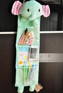 可愛清新小象大象韓國收納袋|可愛掛袋|整理袋 掛式儲物袋工廠,批發,進口,代購