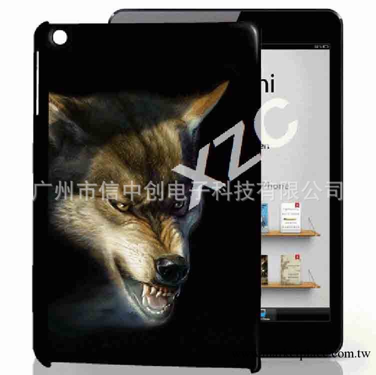 供應立體狼頭圖片保護殼 蘋果ipad mini 保護殼 可來圖定制工廠,批發,進口,代購