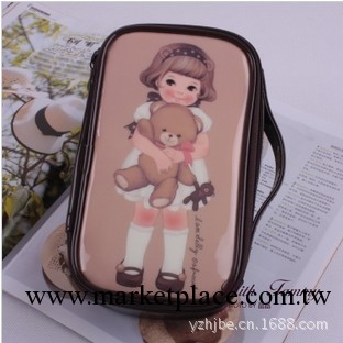 韓國 復古洋娃娃系列PAPER DOLL MATE防水化妝包/收納包/手機包工廠,批發,進口,代購