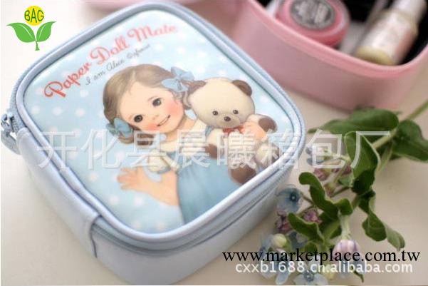 廠傢直銷 韓國可愛洋娃娃系列 化妝包收納包女 小號工廠,批發,進口,代購