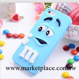 快到碗裡來 iphone4 5彩紅豆手機殼 蘋果5代MM巧克力豆矽膠保護套工廠,批發,進口,代購