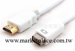 1件起批 apple mini dvi to hdmi視頻線 Mac book 接高清 轉接線批發・進口・工廠・代買・代購