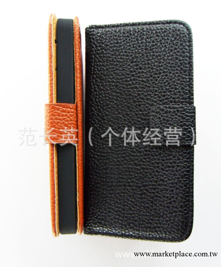 佛山廠傢直銷 手機皮套  4代 Iphone4 荔枝紋工廠,批發,進口,代購