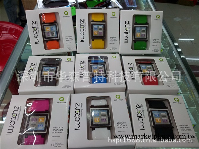 【新款直銷】iwatchz 蘋果IPOD nano6手表帶 NANO 6 腕表帶工廠,批發,進口,代購