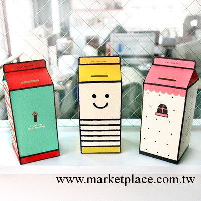 特價韓國文化用品創意文具批發卡通可愛DIY創意紙存錢盒QT1053工廠,批發,進口,代購