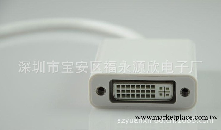 蘋果MAC Book air pro Mini DP DisplayPort to DVI線 雷電批發・進口・工廠・代買・代購