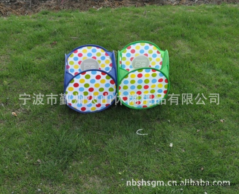 【廠傢直銷】印刷圓點帶護套出口韓國臟衣籃 DI-XD-01批發・進口・工廠・代買・代購