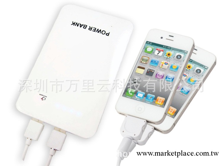 新款超薄聚合物移動電源10000毫安iphone4s蘋果HTC三星手機充電寶工廠,批發,進口,代購