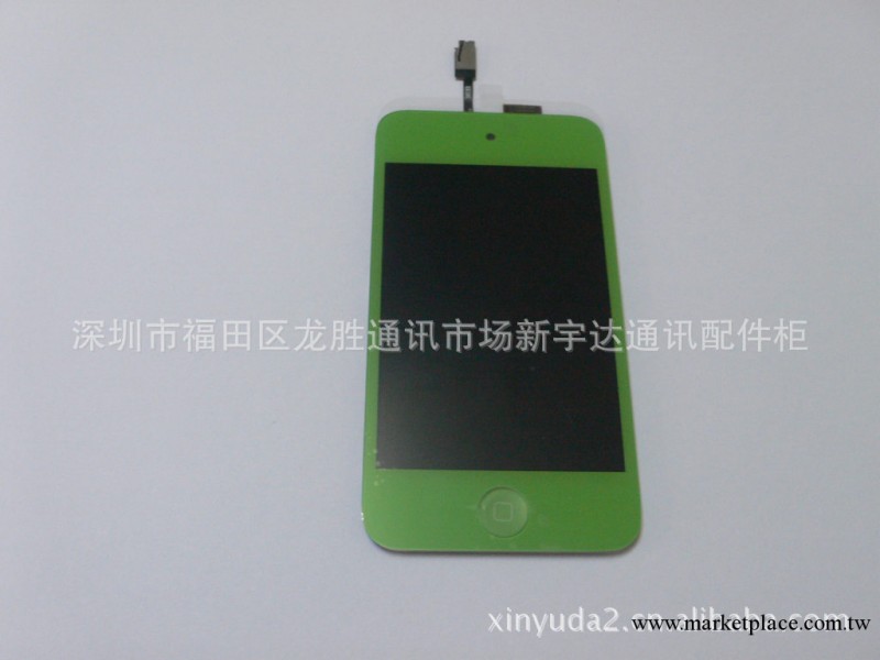 供應 蘋果液晶總成  ipod touch4 LCD顯示屏 綠色 手機LCD工廠,批發,進口,代購