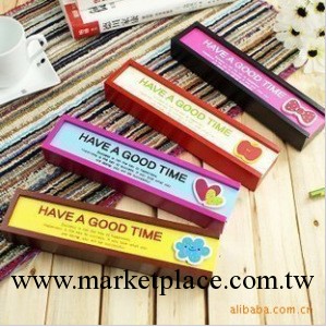 韓國文具 mini木質可抽拉 可愛卡通木制筆盒/文具盒/收納盒工廠,批發,進口,代購