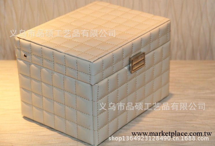 品碩公主歐式韓國車格皮質首飾盒 收納盒 婚慶工藝品禮品擺件工廠,批發,進口,代購