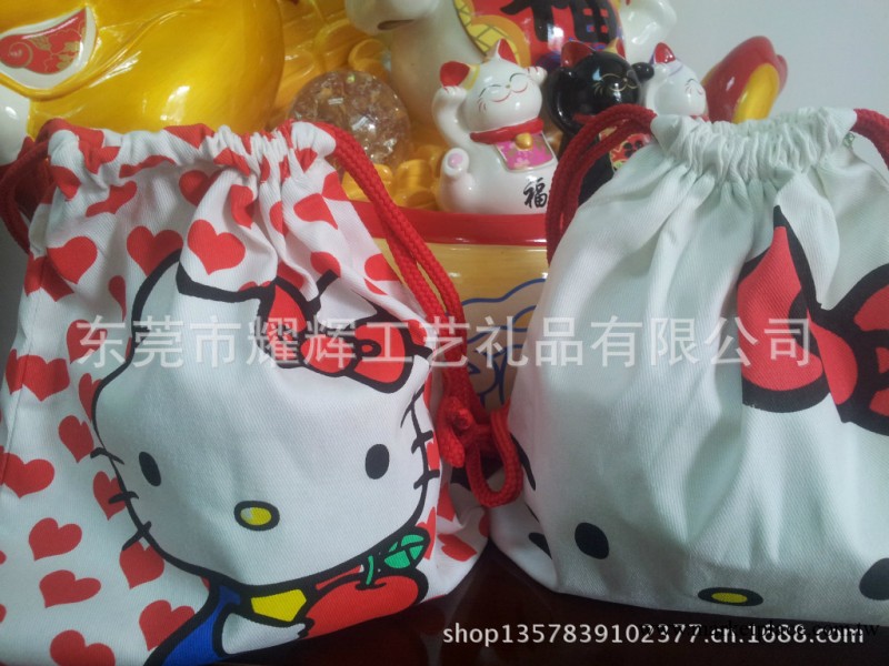 生產訂制批發hellokitty收納袋福包卡通和服香囊百貨廣告促銷贈品工廠,批發,進口,代購