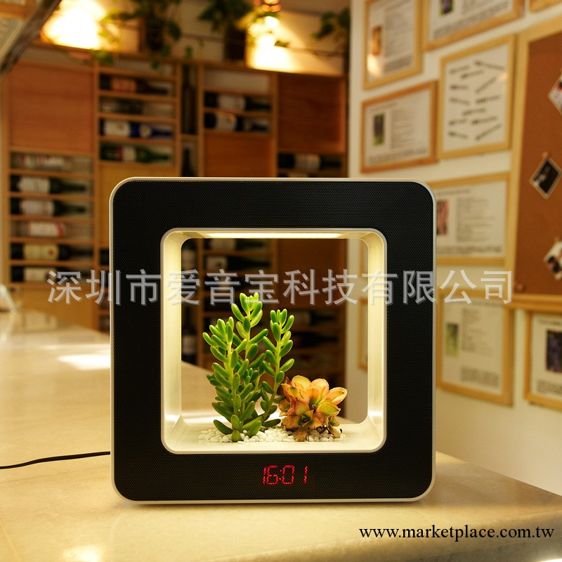 音樂花園創意蘋果禮品音箱USB壁掛鬧鐘iphone專用音響藍牙音響工廠,批發,進口,代購