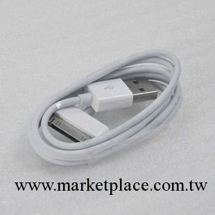 廠傢銷售iphone蘋果4手機USB接口數據線4S ipad平板電腦工廠,批發,進口,代購