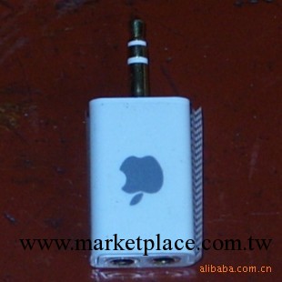 蘋果一分二頭ipod一分二頭耳機一分二線頭情侶插頭工廠,批發,進口,代購