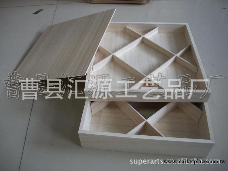 陶瓷木箱 瓷器包裝木盒 woodenbox 日本雙多層收納箱 木制工藝品工廠,批發,進口,代購