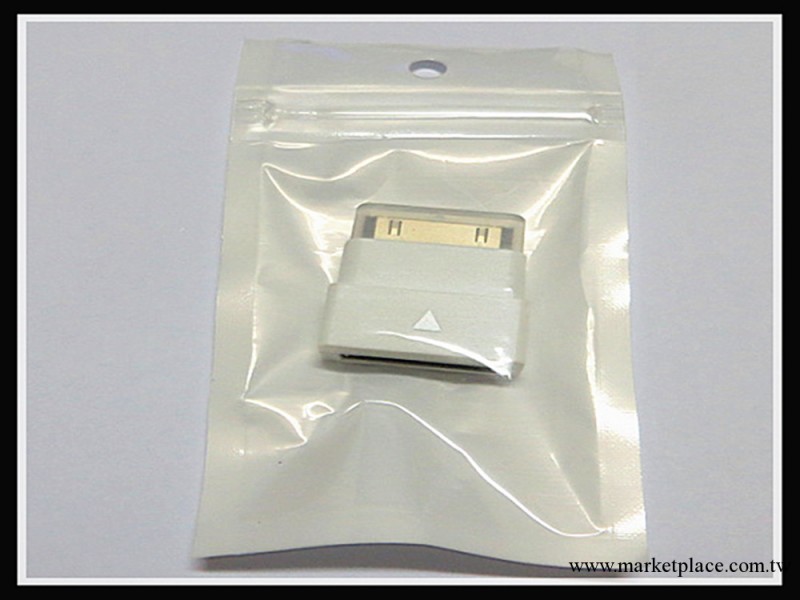 蘋果公轉母轉接頭，IPHONE4代支持音視頻轉接器 30P母轉30P公工廠,批發,進口,代購