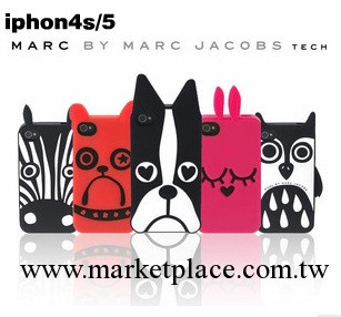 廠傢直銷馬克·雅克佈Marc Jacobs 狗仔iphone4/4 iphone5手機殼工廠,批發,進口,代購