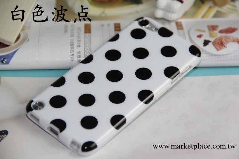 蘋果ipod touch 5保護套 TPU圓點保護殼 itouch 5代波點矽膠外殼工廠,批發,進口,代購