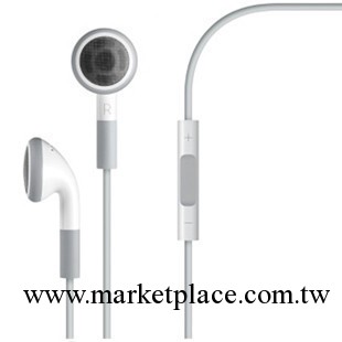 蘋果耳機iphone 4S耳麥3GS 3代4代耳機線 線控調音量 藍版工廠,批發,進口,代購