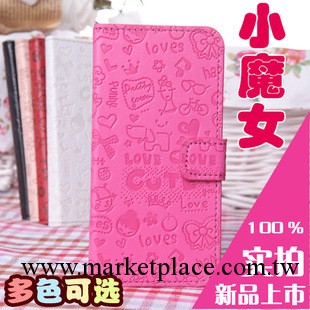 蘋果ipod touch 5手機套 小魔女卡通皮套K1944工廠,批發,進口,代購