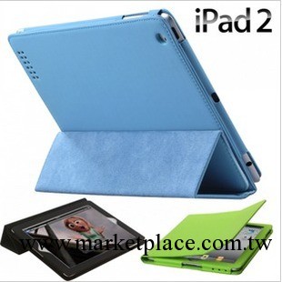 蘋果new  ipad 三折皮套ipad2,3,4磨砂彈力皮套智能喚醒休眠套工廠,批發,進口,代購