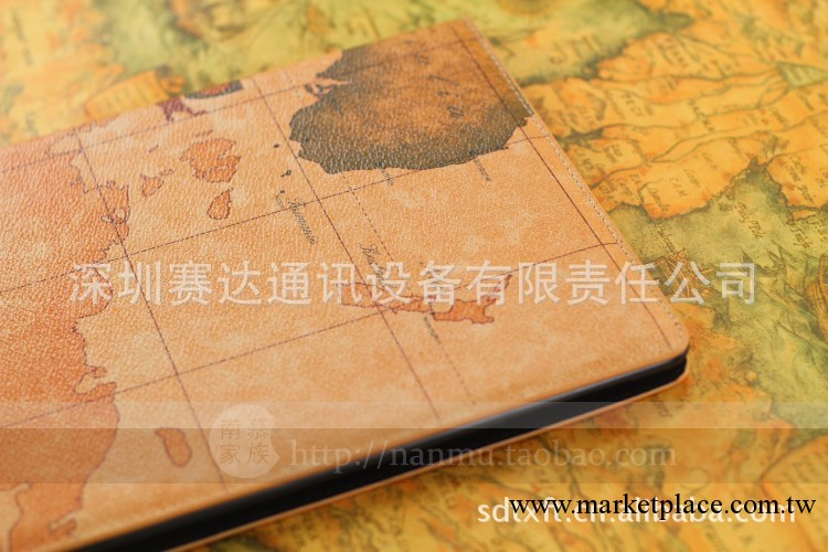 蘋果復古 new ipad3 地圖保護套ipad 2 皮套smart cover外套休眠工廠,批發,進口,代購