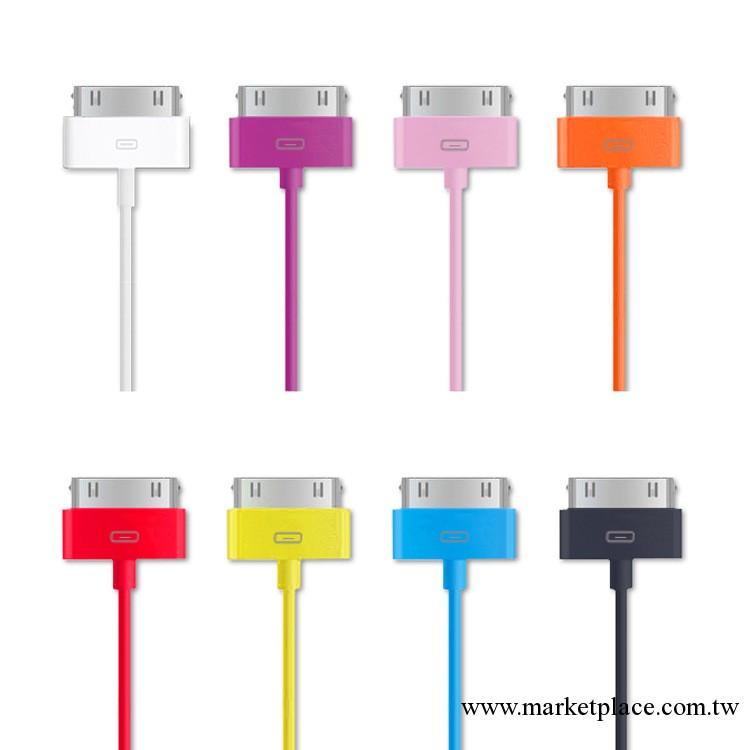 iPhone3/3GS/4/4S/ipod彩色數據線 蘋果4/4s彩色充電線工廠,批發,進口,代購
