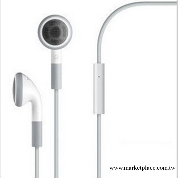 大量蘋果耳塞式耳機 iPod耳機 iphone3G耳機 iphone4耳機帶麥工廠,批發,進口,代購