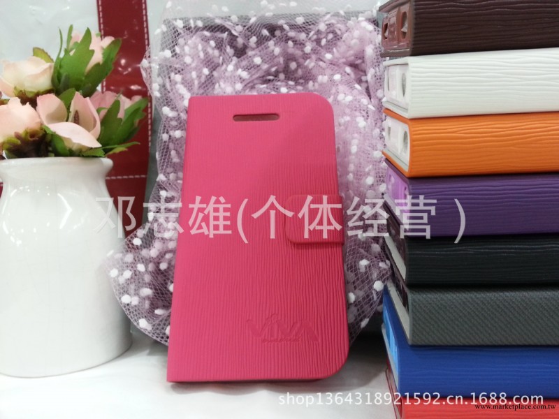 （廠傢直銷）韓國ViVA高端牌子牙簽紋iphone4/4s/5手機皮套左右翻批發・進口・工廠・代買・代購