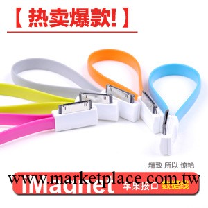 iphone數據線 直充線 蘋果線 彩色扁平線 VOJO Micro usb 數據線工廠,批發,進口,代購