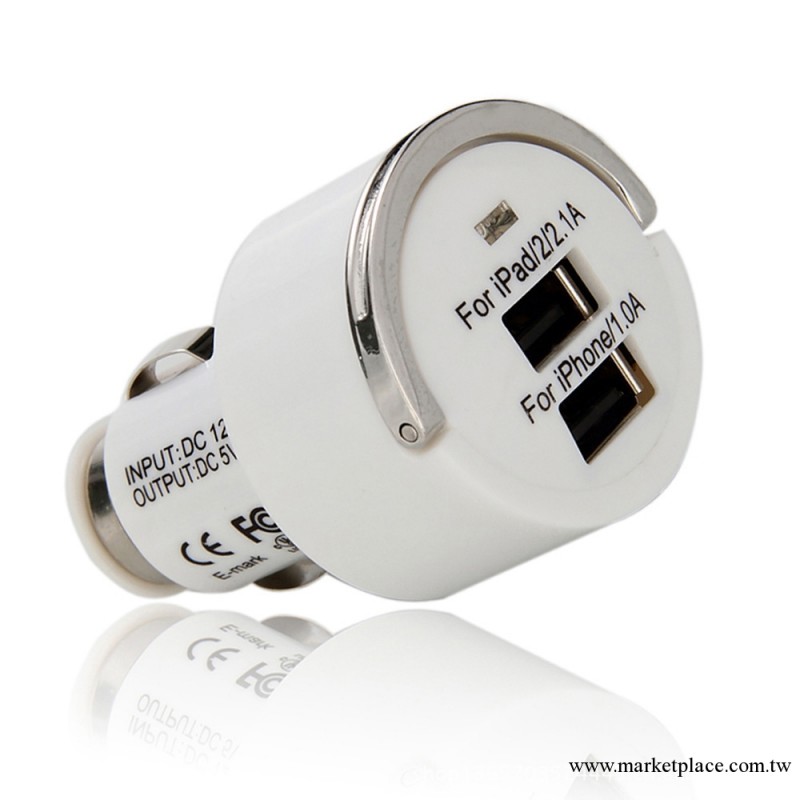 廠傢直銷 5V2.1A新款車充 雙USB拉環車充 車載充電器USB工廠,批發,進口,代購