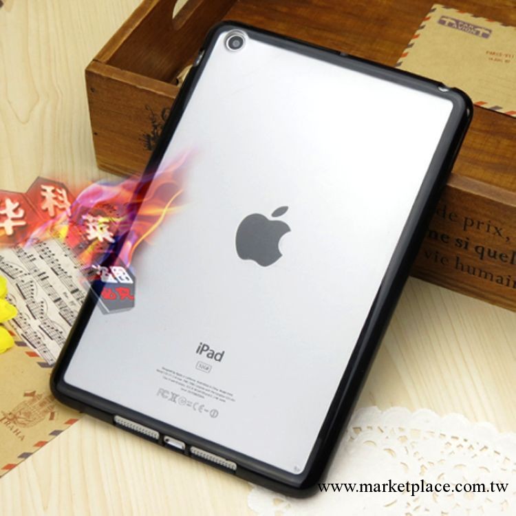 蘋果ipad mini保護殼 TPU+PC 手機套 軟硬磨砂殼 雙色殼 邊框批發工廠,批發,進口,代購