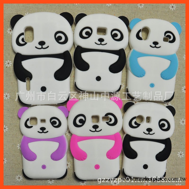 可愛國寶熊貓蘋果ipod touch4/5 環保矽膠手機套/殼廠傢工廠,批發,進口,代購