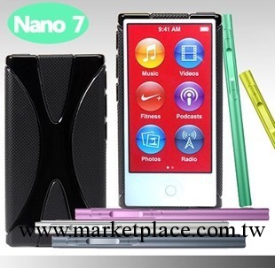 蘋果ipod nano 7 X型防滑半透明套 nano7保護殼 TPU保護套 清水套工廠,批發,進口,代購