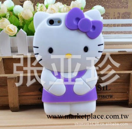 廠傢批發iPhone5 Hello kitty立體矽膠套 現貨iphone手機套工廠,批發,進口,代購