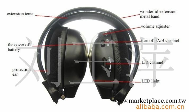 折疊式雙通無線耳機WIRELESS批發・進口・工廠・代買・代購