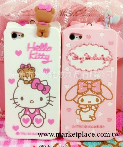 Melody日本Hello Kitty 美樂蒂IPhone 5 矽膠套 廠傢直銷大量出貨工廠,批發,進口,代購