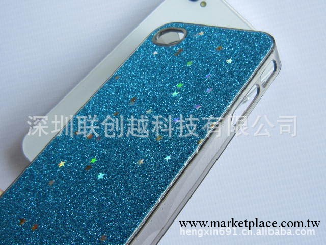 廠傢直供 蘋果iphone4保護殼 閃粉滿天星  iphone4 手機殼工廠,批發,進口,代購