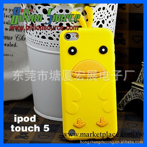 1大量提供ipod touch 5韓國可愛立體小雞矽膠手機套工廠,批發,進口,代購