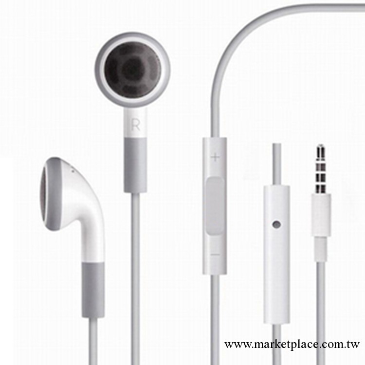 大量蘋果耳塞式耳機 iPod耳機 iphone3G耳機 iphone4耳機帶麥工廠,批發,進口,代購