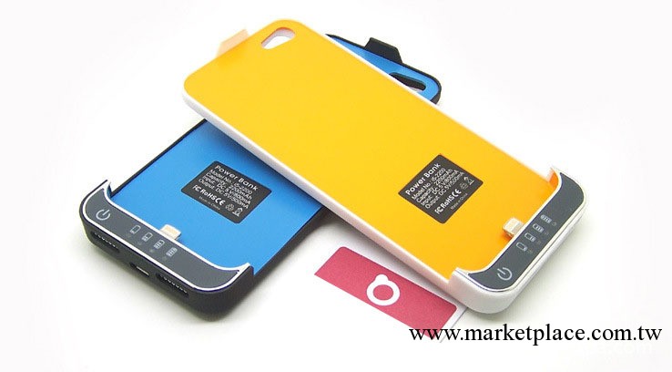 蘋果iPhone5背夾電池移動電源充電寶手機備用超薄外殼2200毫安工廠,批發,進口,代購