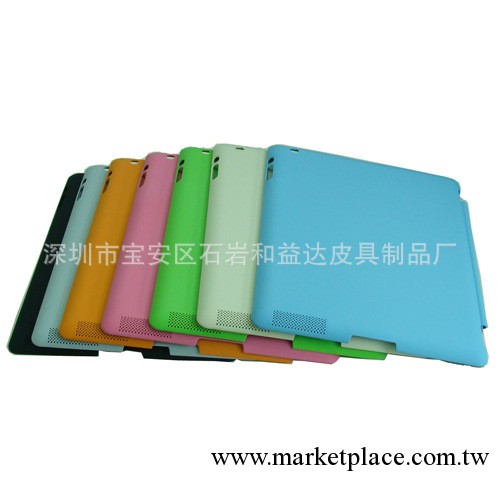 THE NEW IPAD SAMRT COVER帶勾PU伴侶皮套---磨砂PC殼輕薄CRCI工廠,批發,進口,代購