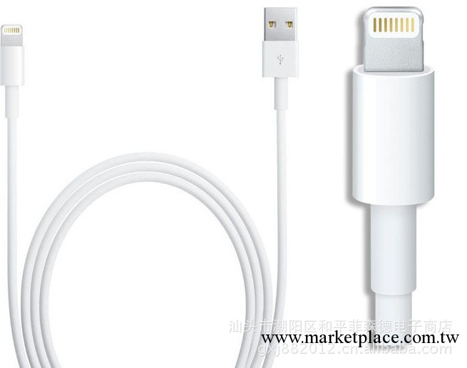 蘋果iphone5 數據線 蘋果5數據線 手機數據線 充電傳數據(帶蔽膜)工廠,批發,進口,代購