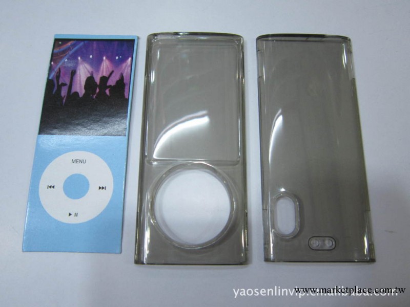 手機保護套ipod nano5水晶殼 PC水晶殼 保護殼  保護套工廠,批發,進口,代購