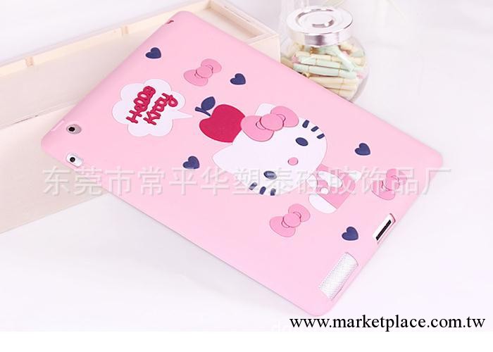 ipad mini矽膠殼 hello kitty 大嘴猴 輕松熊 滴膠印刷LOGO廣告工廠,批發,進口,代購